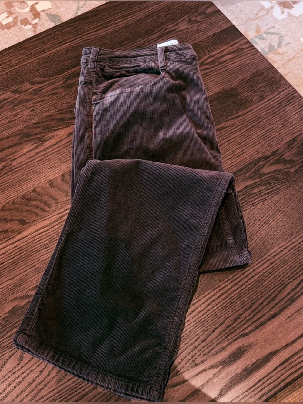 Women's Pilcro Annie Straight Leg Corduroy Pants - Size 34 - New